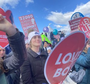 Grace Woods at the March for Life in DC