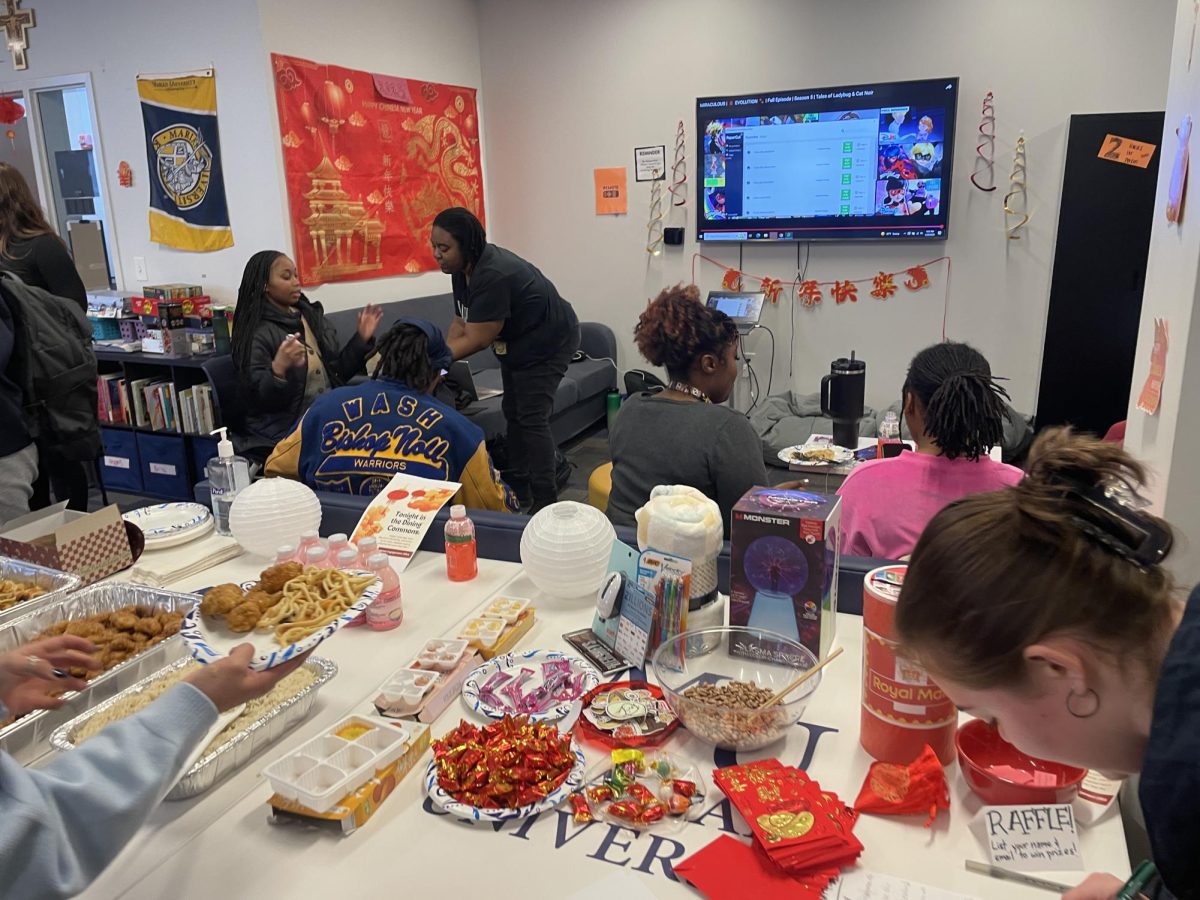  Marian’s Asian Student Association (ASA) hosting Lunar New Year celebrations in the Unity Center. 
