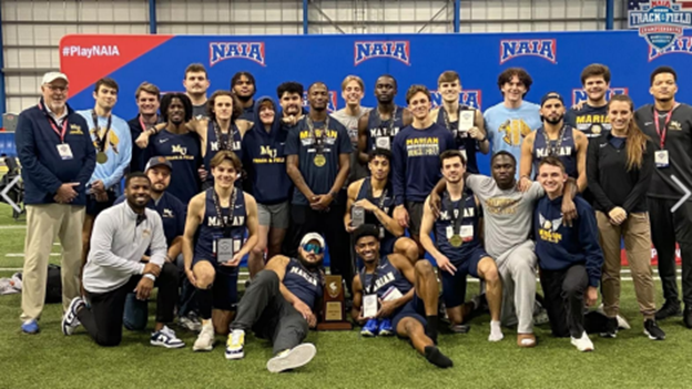 Treviño Anchors Marian University to NAIA Indoor National Title in Distance Medley Relay
